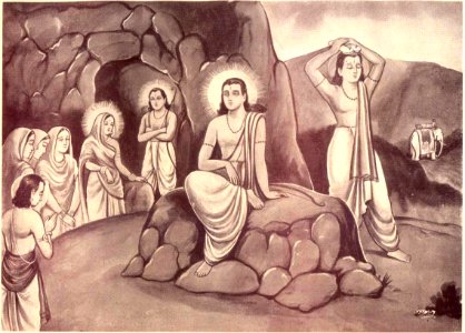 Bharata Carry Slippers of Rama to Ayodhya