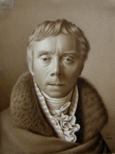 Johann Heusinger Selbstbildnis mit pelzbesetztem Mantel (D04)