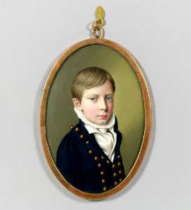Johann Heusinger Bildnis Unbekannter vornehmer Knabe (nach rechts)