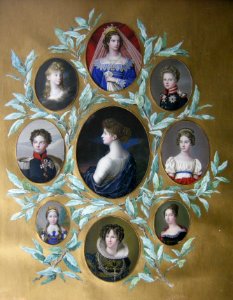 Johann Heusinger Tableau der Königin Luise (ungerahmt)