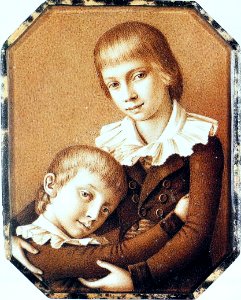 Johann Heusinger Doppelbildnis Wilhelm (II.) und Friedrich von Oranien