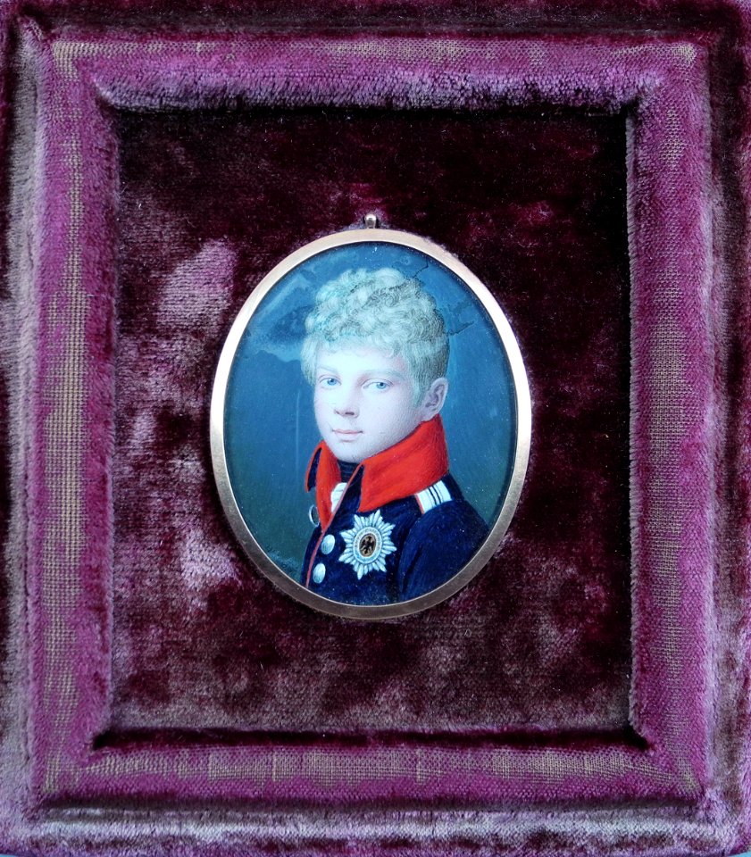 Johann Heusinger Bildnis Prinz Friedrich Wilhelm (IV.) (1795-1861) (C17) Rahmen
