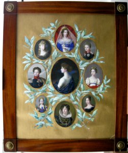 Johann Heusinger Tableau der Königin Luise (gerahmt)
