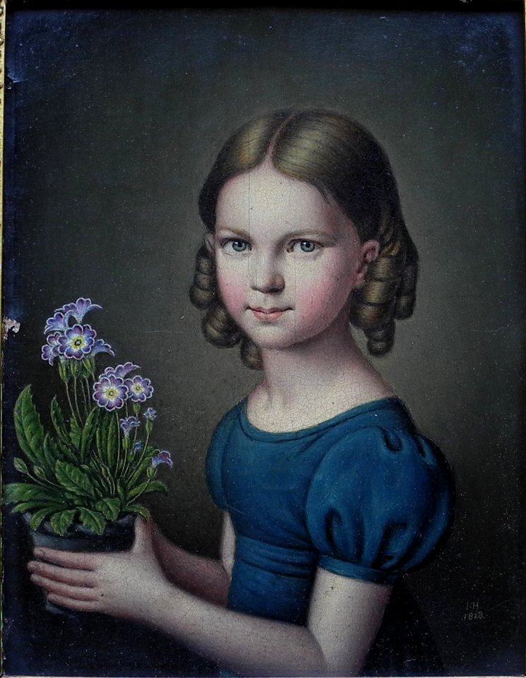 Johann Heusinger Bildnis Klara Schulz (um 1822 - vor 1828)