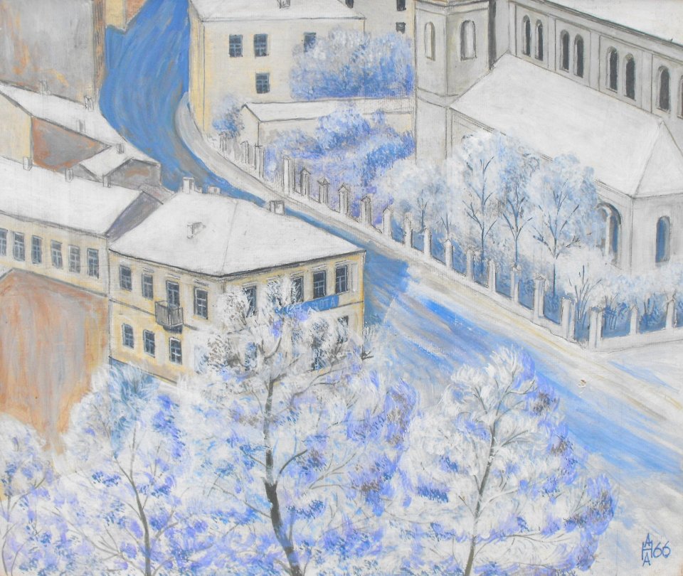 Minsk - vid iz okna Holodnoi sinagogi 1966 Anatoly Nalivaev