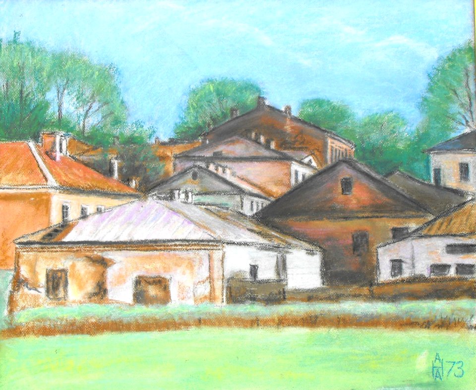 Minsk - Torgovaya naberezhnaya 1973 Anatoly Nalivaev