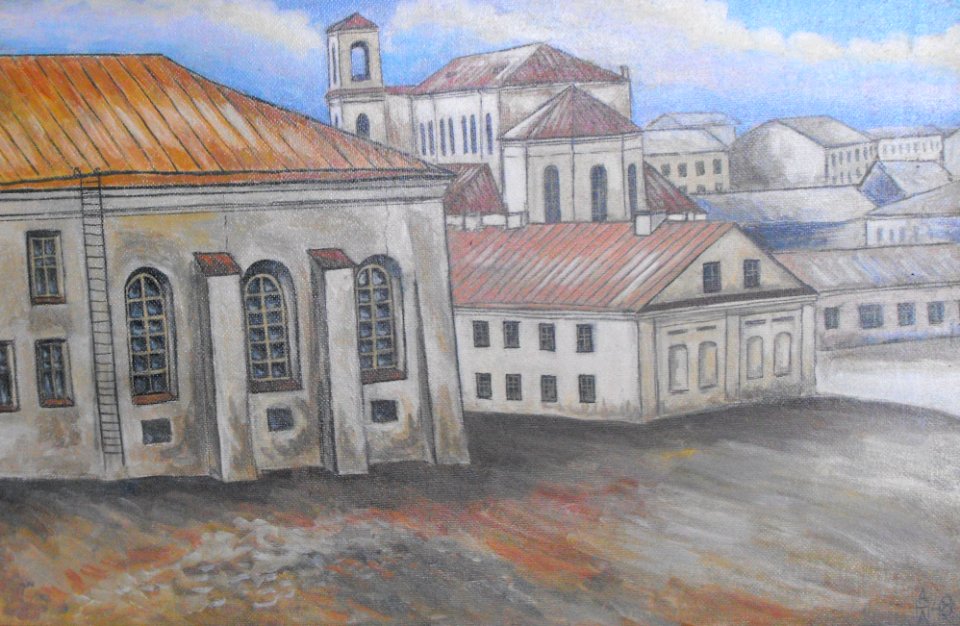 Minsk - synagogue (Kholodnaya) 1948 Anatoly Nalivaev