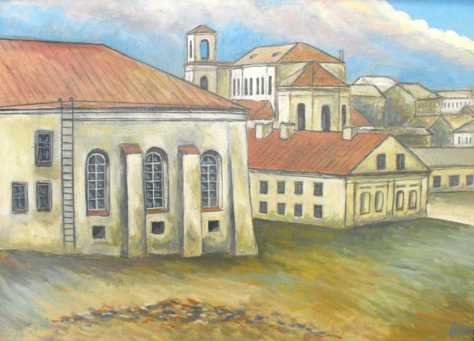 Minsk - synagogue (Kholodnaya) 1946 Anatoly Nalivaev