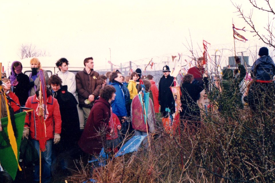 Demo at RAF Molesworth, early 80s 2