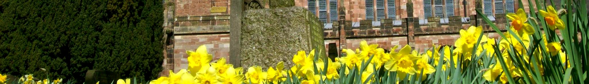 Eccleshall banner Holy Trinity Church