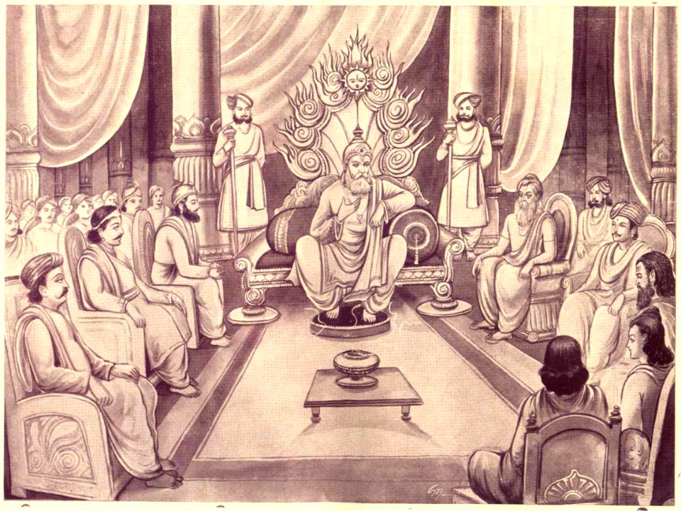 Durbar of Dhasaratha