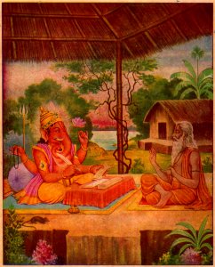 Ganesha write Mahabharata
