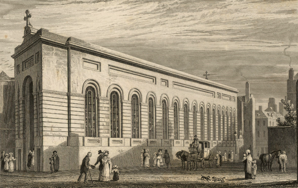 DV405 no.202 The Church of the Carmelite Friary, York Row, Dublin