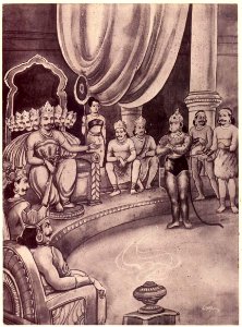 Hanuman meets Ravana