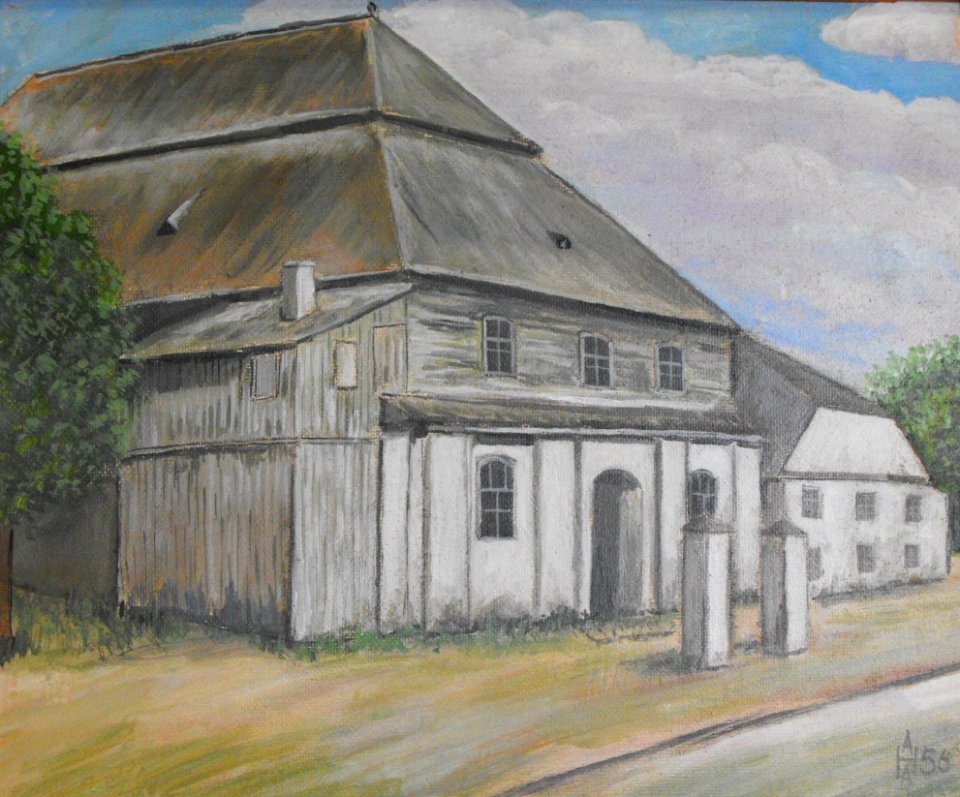 Glubokoe (Vitebsk Region) - synagogue 1956 Anatoly Nalivaev