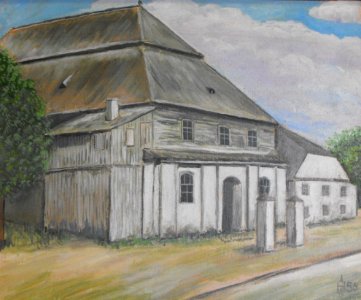 Glubokoe (Vitebsk Region) - synagogue 1956 Anatoly Nalivaev