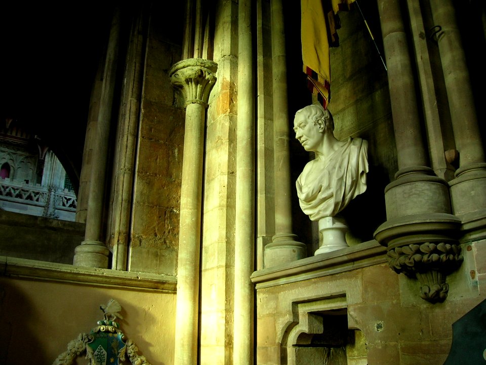Bust of Samuel Johnson, Lichfield Cathedral