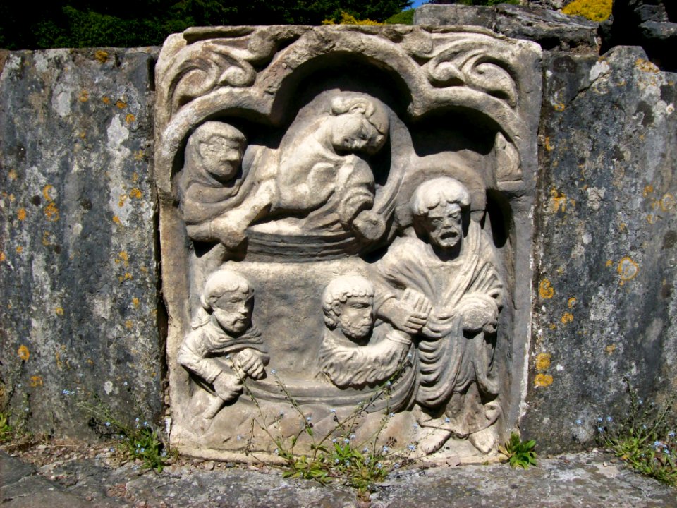Carving, Wenlock Priory