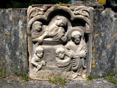 Carving, Wenlock Priory