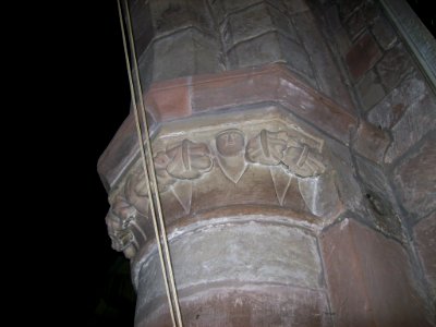 Carved capital, Holy Trinity, Eccleshall