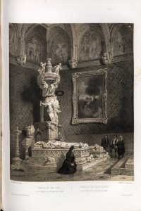1850, España artística y monumental, vistas y descripción de los sitios y monumentos más notables de españa, vol 3, Capilla de San Blas en el claustro de la catedral de Toledo