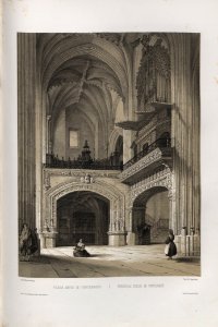 1850, España artística y monumental, vistas y descripción de los sitios y monumentos más notables de españa, vol 3, Yglesia mayor de Fuenterrabía