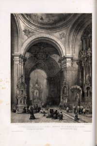 1842, España artística y monumental, vistas y descripción de los sitios y monumentos más notables de españa, vol 1, Interior de la capilla de San Isidro en la parroquia de San Andrés de Madrid