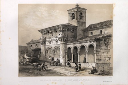 1844, España artística y monumental, vistas y descripción de los sitios y monumentos más notables de españa, vol 2, San Miguel de Guadalajara