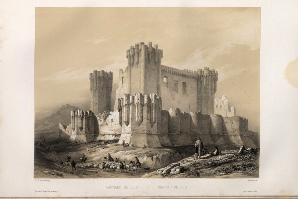 1844, España artística y monumental, vistas y descripción de los sitios y monumentos más notables de españa, vol 2, Castillo de Coca