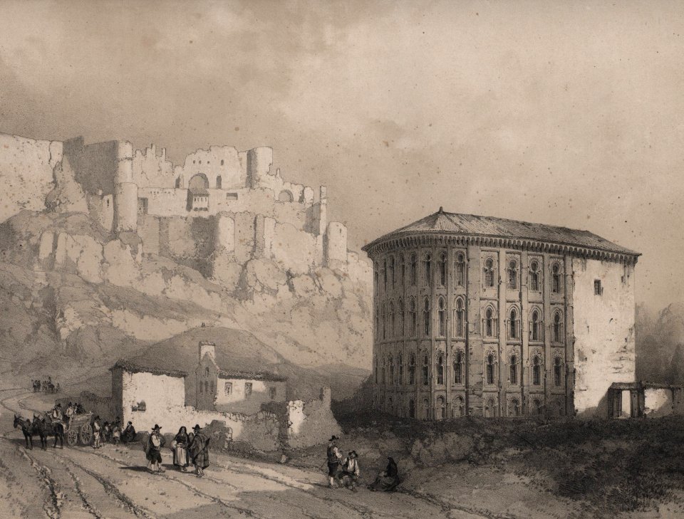 1850, España artística y monumental, vistas y descripción de los sitios y monumentos más notables de españa, vol 3, Basílica de Santa Leocadia en Toledo (cropped)