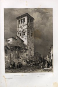 1844, España artística y monumental, vistas y descripción de los sitios y monumentos más notables de españa, vol 2, Parroquia de Santo Tomé en Toledo