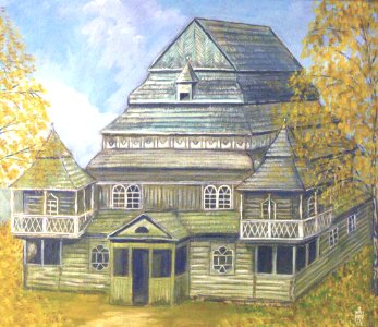 Narovlya - synagogue 1940-e Anatoly Nalivaev