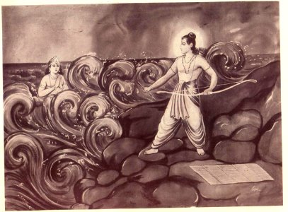 Rama chllenges Samudra