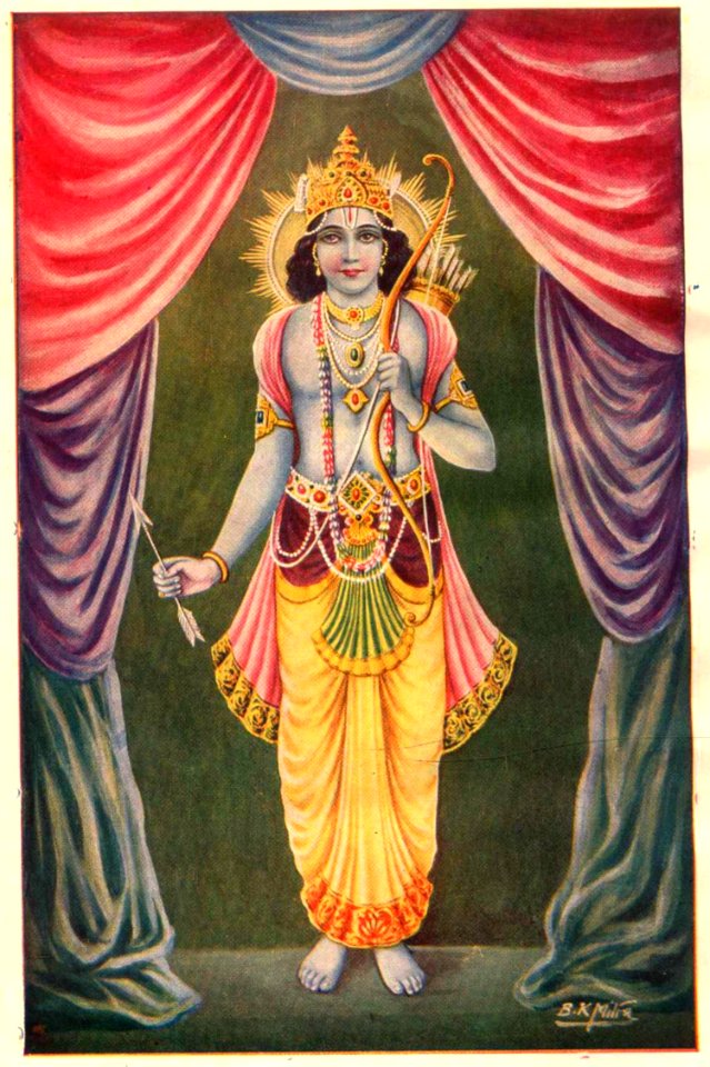 Rama with joy