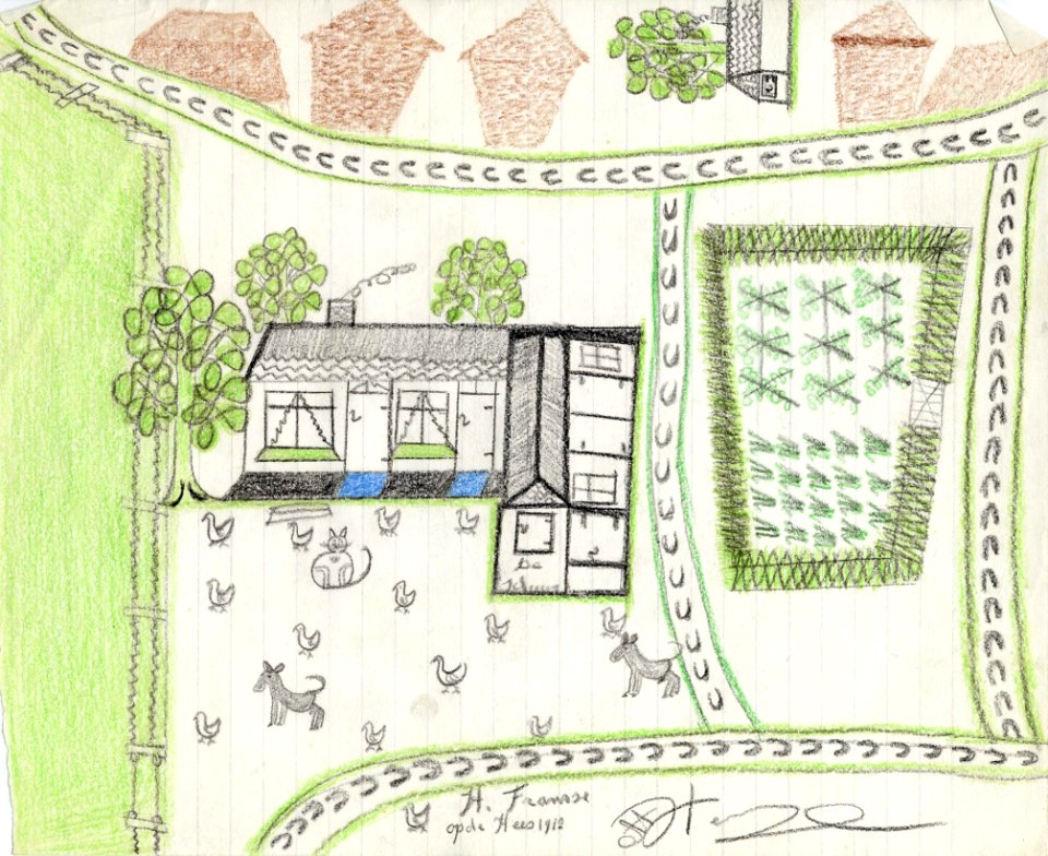 Tekening marinus vlemmix (45) h fransse op de hees 1912