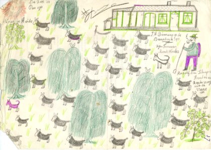 Tekening marinus vlemmix (31) j h biemans op de beersdonk 1911