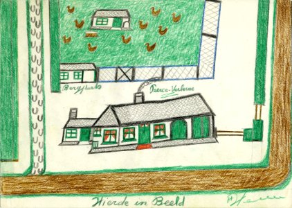 Tekening marinus vlemmix (30) peerce verberne vlierde in beeld