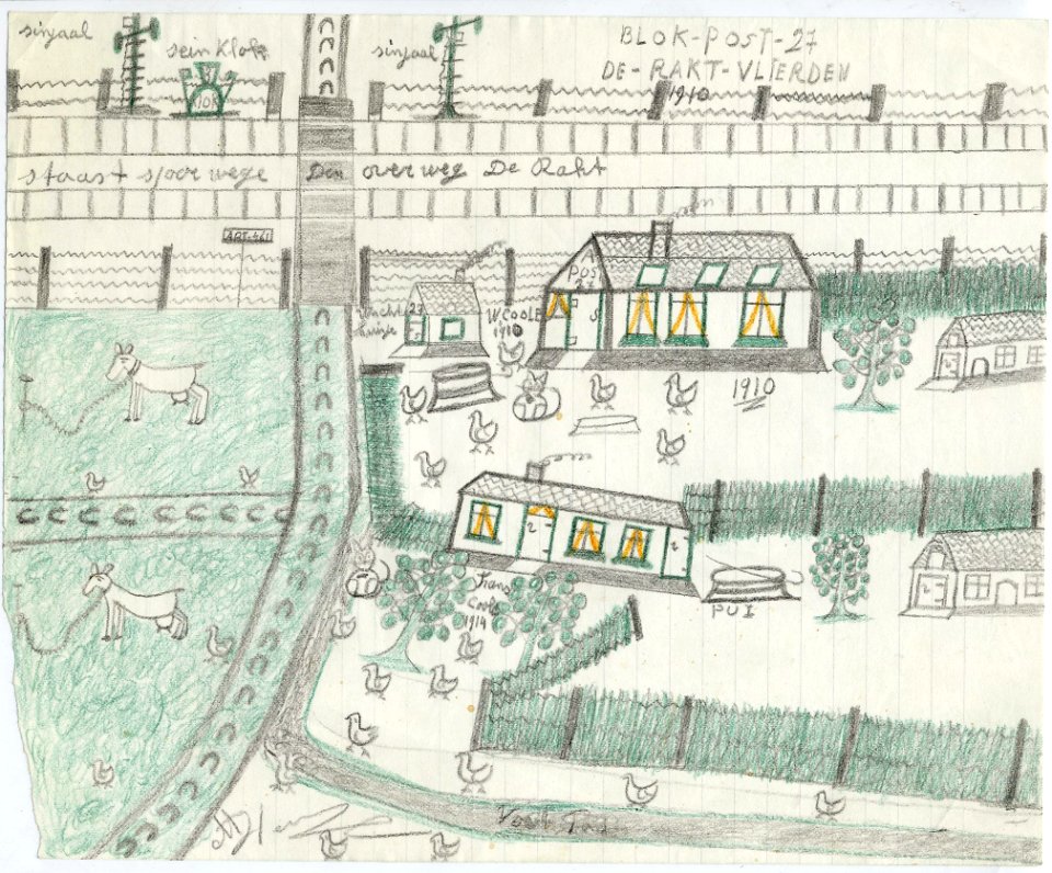 Tekening marinus vlemmix (1) blokpost 27 de rakt
