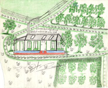 Tekening marinus vlemmix (5) stoomzuivelfabriek wilhelmina vlierde 1918
