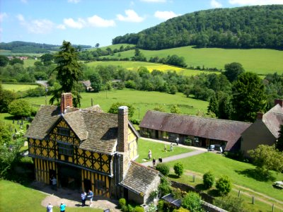 View from tower, Stokesay Castle