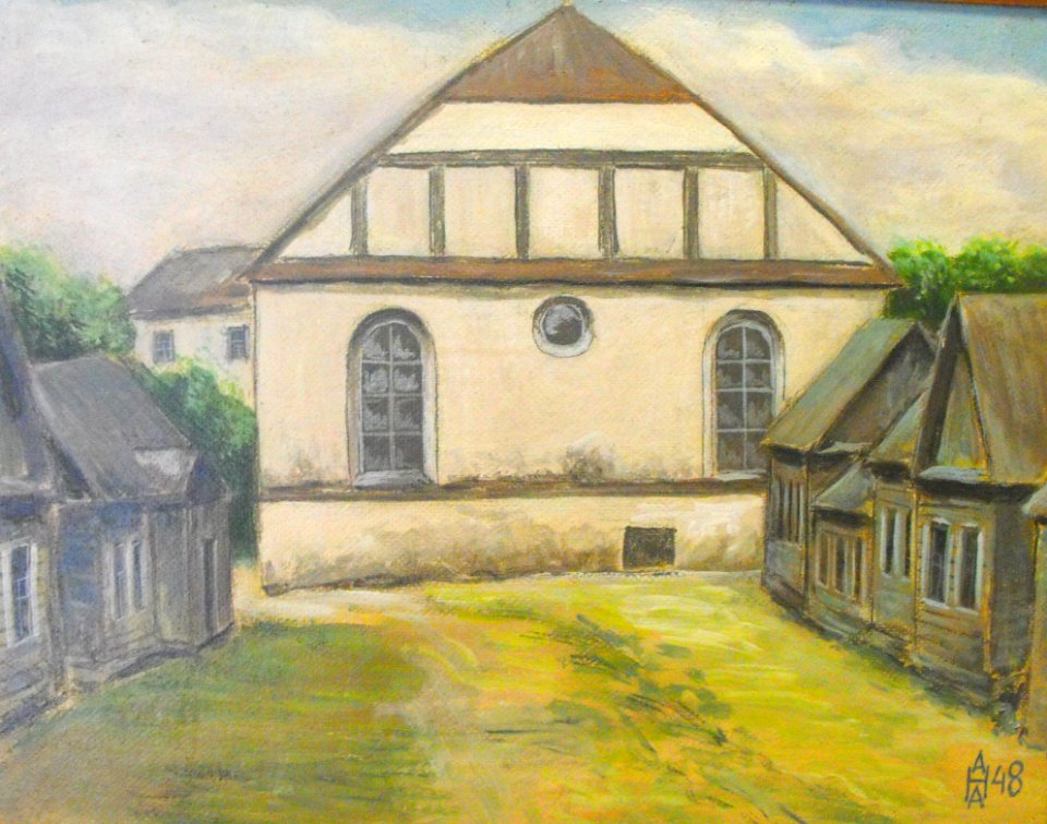 Pinsk - synagogue (old town) 1948-1967 Anatoly Nalivaev