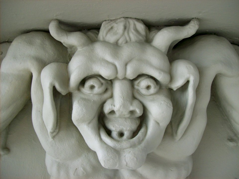 The Devil's Fireplace, detail- the Devil