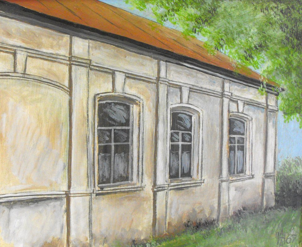 Pinsk - synagogue (Konfederatskaya) 1967 Anatoly Nalivaev