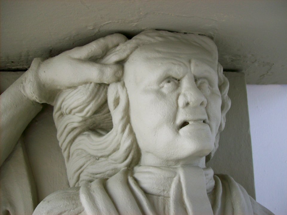 The Devil's Fireplace, detail- the clergyman
