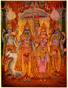 Srirama and his companions