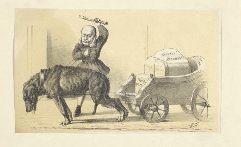 Spotprent op de octrooi- en drukperswet, RP-P-1904-3242