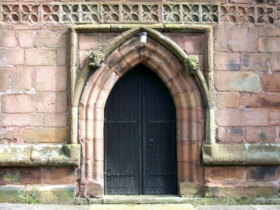 West door, Cheswardine