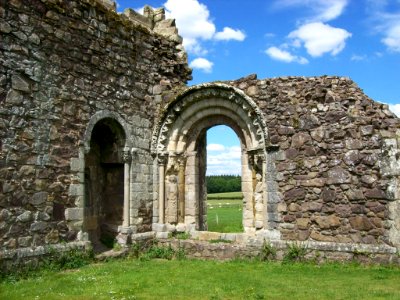 Romanesque doorway, Haughmond Abbey