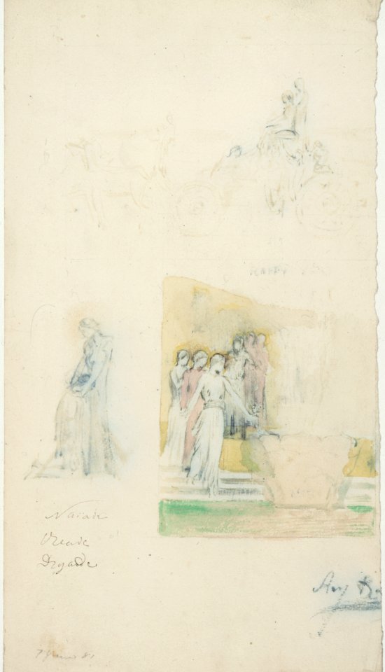 Trois études de personnages