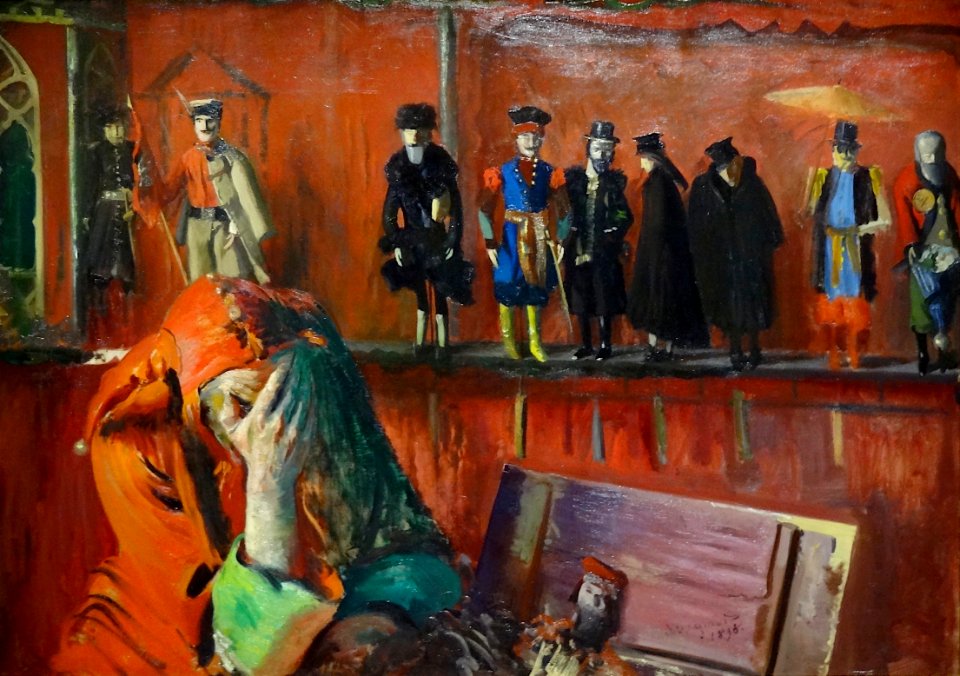 "Stanczyk (Crèche, poupées)", Leon Wyczolkowski, 1898.